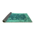 thumbnail image 2 of Ahgly Company Indoor Rectangle Oriental Turquoise Blue Industrial Area Rugs, 8' x 12', 2 of 4