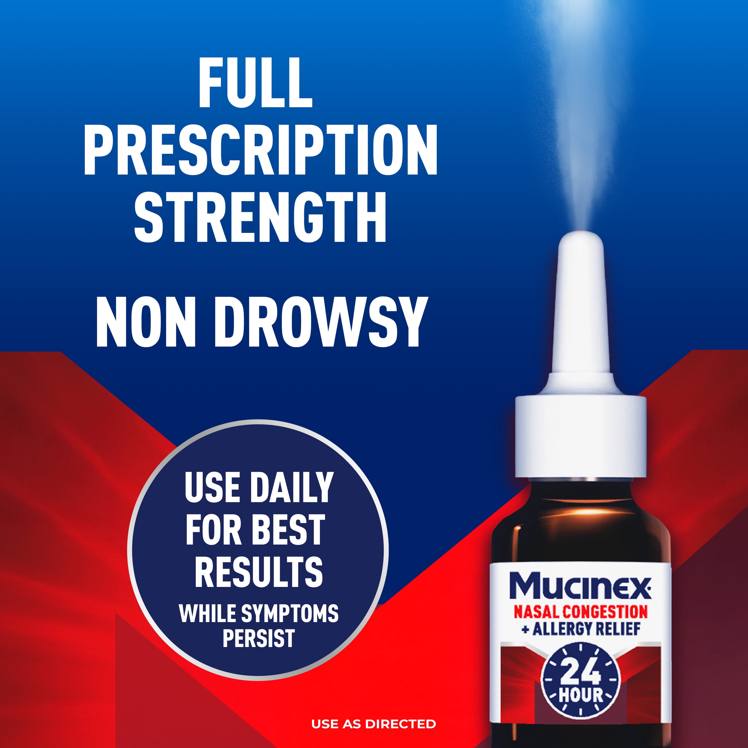 Mucinex 24HR Nasal Spray for Allergy Relief .34 fl oz