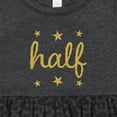 thumbnail image 4 of Inktastic Half Birthday 1/2 Photo Girls Baby Dress, 4 of 5