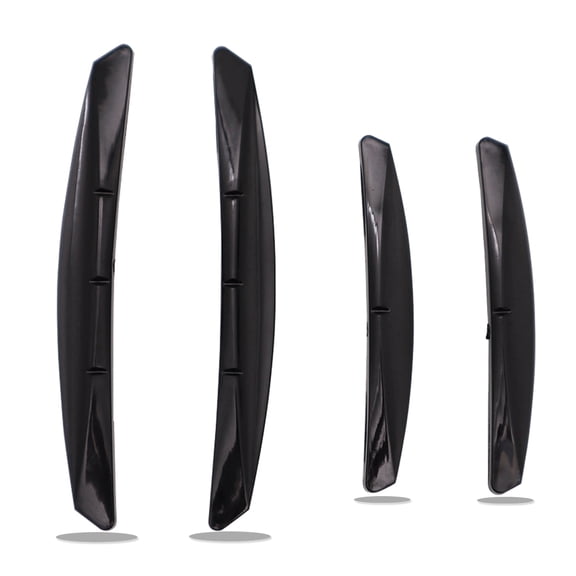 AUTOXBERT 4PCS Car Door Protector Edge Guards Anti-Collision Scratch Guard Strip Cover Accessories Black