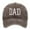 Coffee, variant on Riforla Father's Day DAD Embroidered Printed Baseball Cap Vintage to Make Old Cap Mens Womens Hats Light Blue