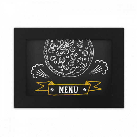 Time To Lunch Pizza Foods Desktop Photo Frame Ornaments Picture Art Painting