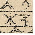 thumbnail image 6 of Moroccan Atlas Ivory Rug 3x5 Shag Distressed Geometric Modern Floor Covering, 6 of 6
