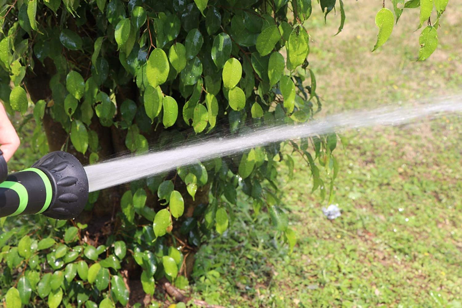 Garden Hose Nozzle, Fireman's Hose Heavy Duty Nozzle, Premium Constructed Sprayer with Ergonomic Handle