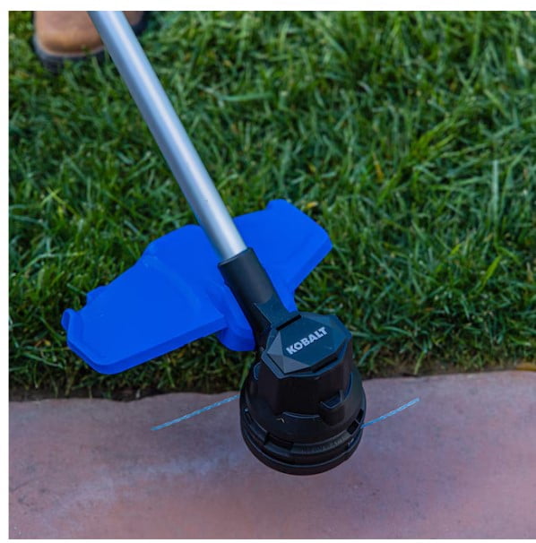 Kobalt 24-volt 14-in Straight Shaft Battery String Trimmer 4.0 Ah (Battery Included) (Charger Included)