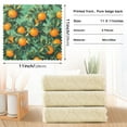 thumbnail image 6 of Yayeee 6 Pack Kitchen Dish Cloths for Washing Dishes Soft Absorbent Microfiber Towels, Orange Tree Pattern, 6 of 9