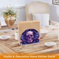 thumbnail image 5 of Skeleton Butterflies Mushrooms Napkin Holder for Table Clear Napkin Stand Paper Holder Acrylic Organizer Dispenser Napkins for Dinner Kitchen Restaurant Room, 5 of 8