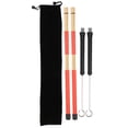 thumbnail image 2 of Durable Retractable Drum Stick Brush Set, Metal Percussion Accessories, for Instrument Music Lovers Home Beginner, 2 of 7