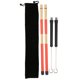 thumbnail image 2 of Con Bolsa De Felpa Accesorios De Percusión De Metal, Juego De Cepillos Para Baquetas, Baquetas De Jazz Duraderas, Para Instrumentos Domésticos, 2 of 7