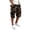 Leopard Print,#029, variant on Men Cargo Shorts with Pockets Summer Stretch Waist Camo Drawstring Wide Leg Shorts,L