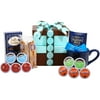Alder Creek Coffee and Cappuccino Gift Basket, 18 pc