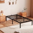 thumbnail image 2 of WALYWIK Queen Size Metal Bed Frame, Twin Size Heavy Duty Platform, Noise-Free Design, Steel Slats, No Box Spring Needed, Tool-Free Easy Assembly, Anti-Slip Mattress Stoppers & Rounded Corners, 2 of 6