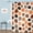 Pumpkin Beige, variant on Cute Halloween Ghost Shower Curtain, 72" x 72" Funny Trick-or-Treat Ghost Bathroom Decor - Orange White Checkerboard, Spooky Halloween Bath Curtain for Kids Family Bathroom
