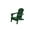 Dark Green, variant on Tioline Folding Adirondack Chairs,HDPE Lawn Fire Pit,Weather Resistant with Cup Holder for Deck Lime Green