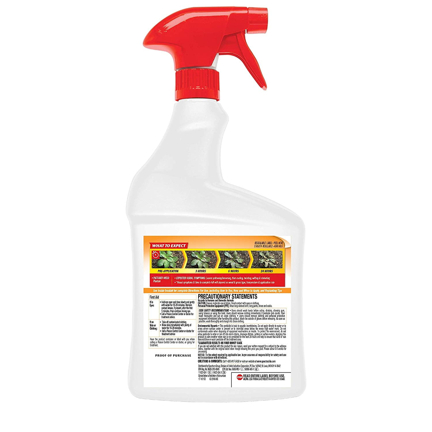 Spectracide Ready-to-Use Weed & Grass Killer Spray, 26 oz.