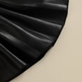 thumbnail image 4 of Jupe Plissée en Simili Cuir de Couleur Unie, 4 of 5