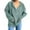 Green, variant on Womens Oversized Sweatshirt, Yigetop Womens Fashion 2025 Oversized Long Sleeve Hoodie Button Down V Neck Sweatshirt Side Slit Casual Pullover Tops Sweatshirt Women Black L