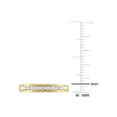 thumbnail image 3 of Gem & Harmony 1/4 Carat (Ctw) Diamond Wedding Band Ring in 10K Yellow Gold for Women, 3 of 6