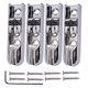 thumbnail image 2 of Puente de Guitarra Bajo Sunnimix juego de 4 piezas individuales de plata, 2 of 6