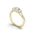 thumbnail image 2 of 1-1/2 Carat T.W. Diamond Euro Style Three-Stone 14kt Yellow Gold Engagement Ring, 2 of 4