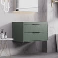 thumbnail image 5 of Bathilde 30" Wall Mount Single Bathroom Vanity with Integrated Sink Top, Zinc Alloy Faucet, Soft-Close Drawers, 5 of 14