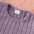 thumbnail image 6 of TOWED22 Baby Infant Toddler Girl CartoonWinter Clothes 2 Piece Long Sleeve Print Graphic Tee and Cozy Pants Outfits Clothing(Purple,12-18 M), 6 of 9