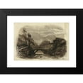 thumbnail image 2 of Elizabeth Murray 24x18 Black Modern Framed Museum Art Print Titled - Mountain Stream with Small Bridge II (C. 1855), 2 of 5