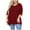Wine, variant on Plus Size Tops for Women Crew Neck 3/4 Sleeve Comfy Tunic Tops Spring Summer Clothes Shirts Blouse Brown XXXL Placed Recently by Me Previous History