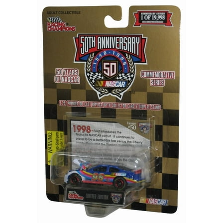 Nascar Fans Racing Champions (1998) Blue Series Commemorative Issue 50 Toy Car #98