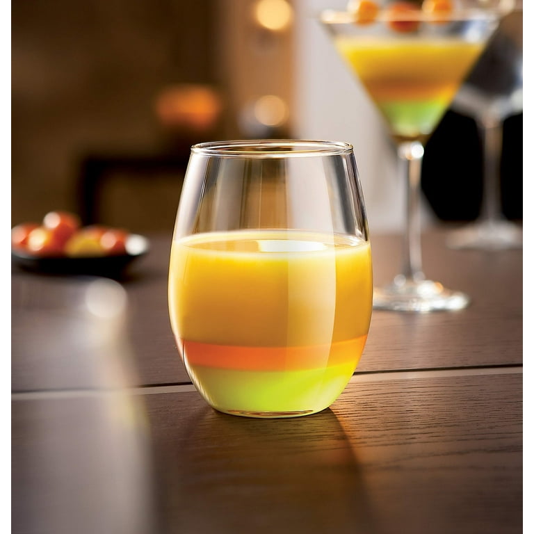 Arc International N7338 Lumincar Cachet Stemless 21 Ounce Wine Glass, Set  Of 4, Clear - Walmart.com