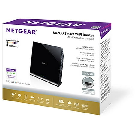 Netgear R6200 802.11ac Dual Band Gigabit WiFi Router