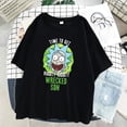 thumbnail image 1 of Verano 2021 Rick and Morty impreso camiseta de dibujos animados personaje de manga corta simple y casual camiseta popular para hombres y mujerespangjing, 1 of 4