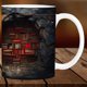 thumbnail image 5 of Taza de Cerámica con Estantería de 350 Ml | Vaso para Cepillo de Dientes Estilo Pareja | Vaso de Plástico Sin Bpa | Resistente, 9,5 Cm de Diámetro y 8 Cm de Altura | Multiusos: Hogar, Oficina, Gimnas, 5 of 5