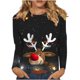 thumbnail image 2 of Neewe Womens Crewneck Long Sleeve Tops MXsual Dots Fall Christmas 2025 Tshirts Shirts, 2 of 5