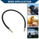 thumbnail image 2 of Ofertas Únicas 1pc Tubo de Extensión de Inflador de Neumáticos de 23.62 pulgadas 0.305inx32TPI Goma Negra para Coche Motocicleta Bicicleta, 2 of 6