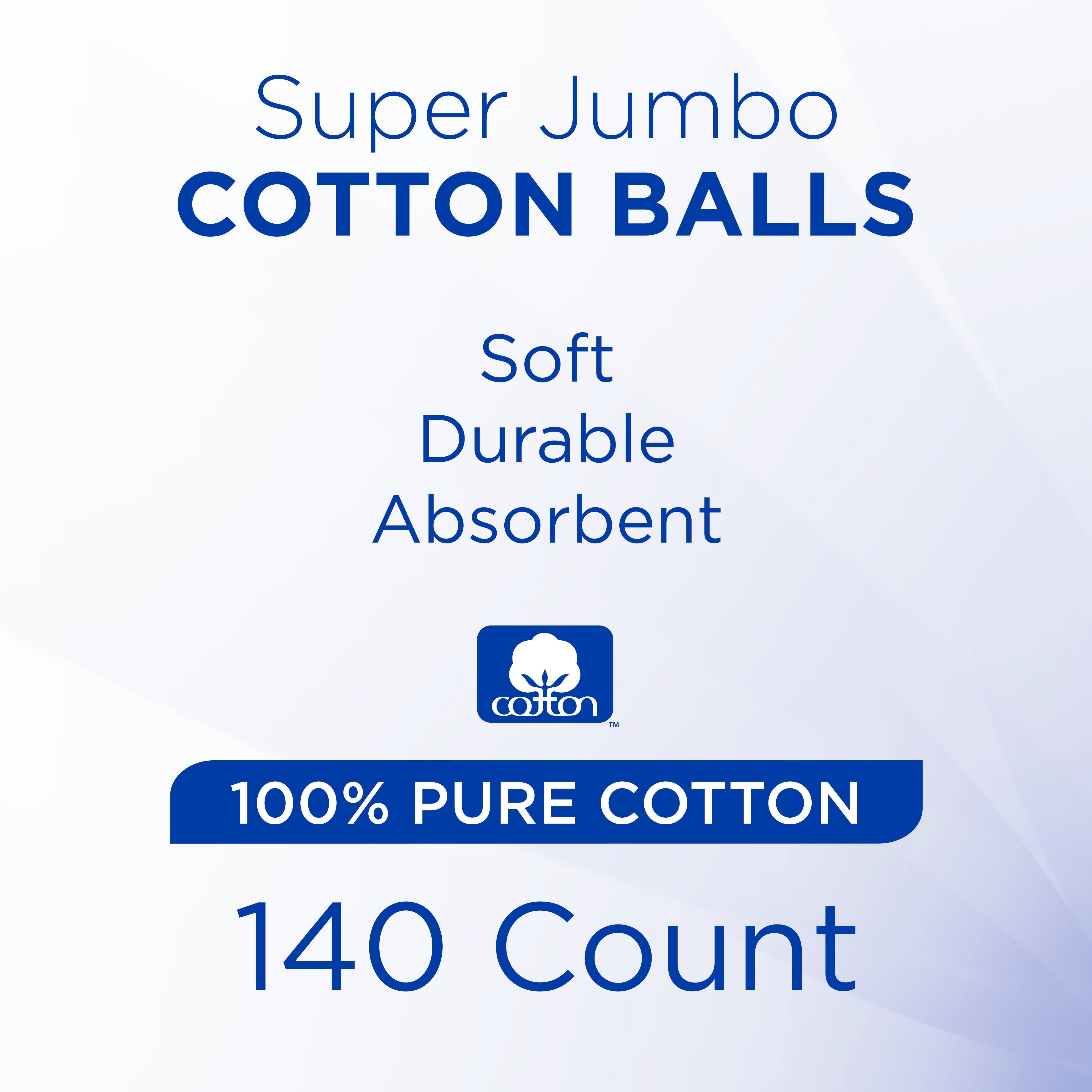 Kroger® Super Jumbo Size Cotton Balls, 140 ct - Fry's Food Stores