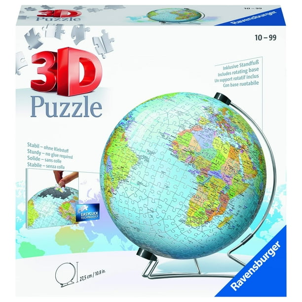 Rompecabezas 3D Ravensburger The Earth de 540 piezas para ni