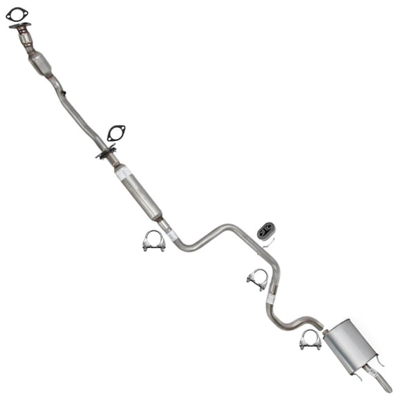 Northeastern Exhaust Catalytic, Resonator, Intermediate Pipe & Muffler Fits 2006-2007 Chevrolet Monte Carlo 3.5L - Direct Fit EPA-Approved | Stainless Steel Complete System