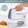 Boajf Hand Mixer Electric, Handheld Mixer for Baking Cake Egg Cream