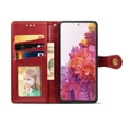 thumbnail image 5 of Allytech Samsung Galaxy S20 FE 5G Case, Premium PU Leather Folio Flip Wallet Case Cover with Credit Cards Slots Cash Holder Magnetic Closure Wallet Case for Samsung Galaxy S20 FE 5G, Red, 5 of 8
