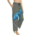 thumbnail image 2 of Balery Fun Riding Dinosaur print Women's Pajama Pants,Ultra Lightweight Pjs,Lounge Pant-X-Large, 2 of 9