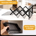 thumbnail image 6 of Behome 4-Tier Collapsible Cooling Rack, 3 Setting Design Stackable Baking Rack, Dishwasher Safe Cooling Racks for Cooking, Baking, Roasting & Grilling, 6 of 8