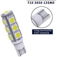 thumbnail image 3 of QUAYUB 10x T10 194 3030 LED Light Bulb 168 White Super Bright Canbus Error Free, 3 of 12