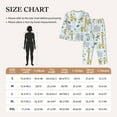 thumbnail image 4 of Pajamas for Women Set - giraffe monkey_A Comfy Long Sleeve Button Up Pajama Sets for Women 2 Piece, Soft Sleepwear Nightwear Pjs Lounge Sets for Women with Pockets, 4 of 6