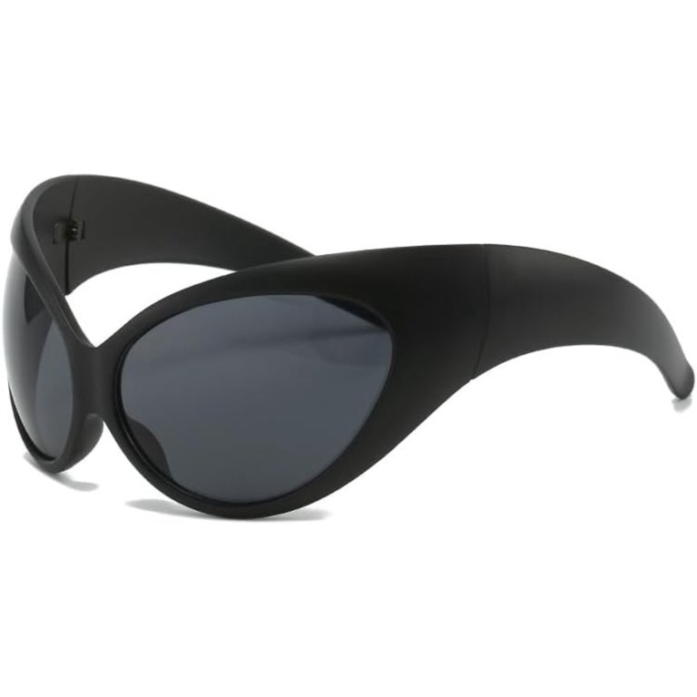 Oversized Cat Eye Sunglasses Trendy Retro Y2K UV Protection Plastic Frame 2026 Y2K Cat-Eye Transparent for Women – Ultra-Lightweight  main image 3