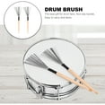 thumbnail image 3 of 1 Paire Brosse à Tambour Fil Brosse Instrument de Percussion Acier au Carbone Fil Brosse, 3 of 6