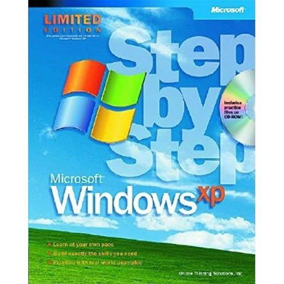 Pre-Owned Microsoft Windows XP - Step by Step - Ed. 1 - reference book - CD - English