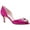 Wine Crystal Satin, variant on Nina Womens Corrine Satin Peep-Toe D'Orsay Heels