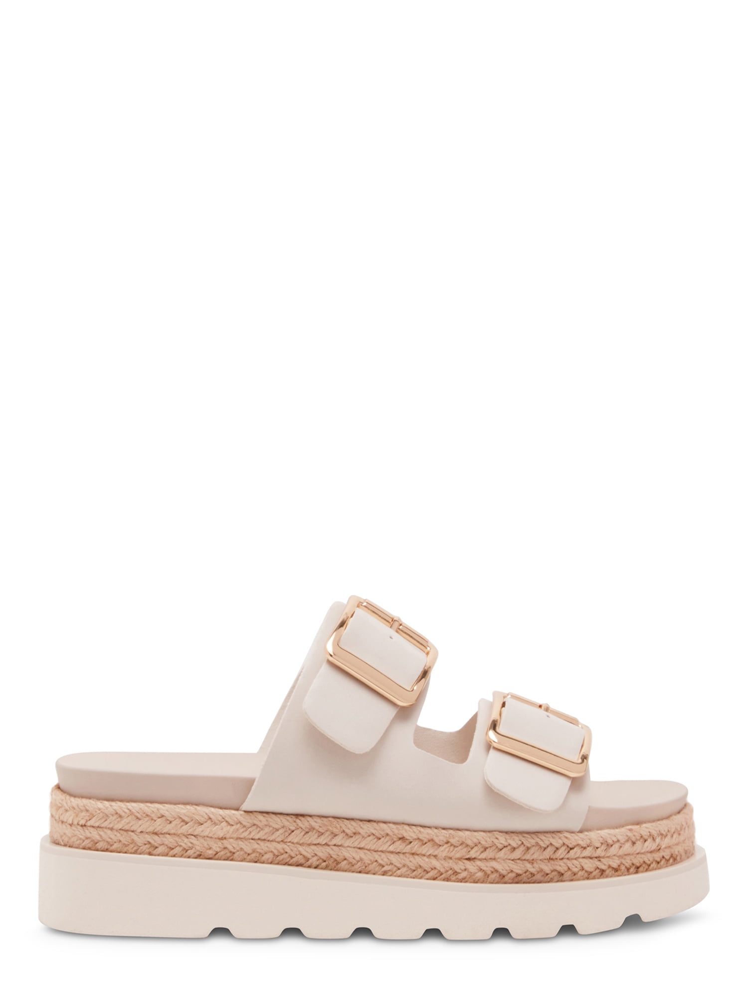 Madden Girl Women's Mythicall Two Strap Slide Platform Sandal