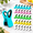 30 Pack-mr-2, variant on 30 Pack-mr-2 Multicolor Magnetic Food Bag Clips For Home Office Organization